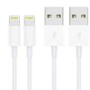 2Pack Apple Original Charger [Apple MFi Certified] Lightning to USB Cable Compatible iPhone Xs Max/Xr/Xs/X/8/7/6s/6plus/5s,iPad Pro/Air/Mini,iPod Touch(White 1M/3.3FT) Original Certified