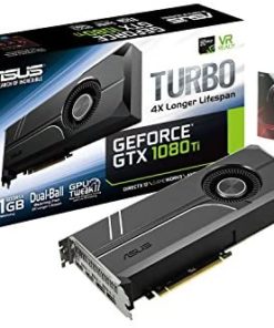 ASUS GeForce GTX 1080 TI 11GB Turbo Edition VR Ready 5K HD Gaming HDMI DisplayPort PC GDDR5X Graphics Card TURBO-GTX1080TI-11G