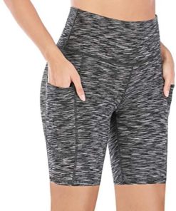 IUGA Yoga Shorts for Women Workout Shorts Tummy Control Running Shorts with Side Pockets