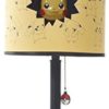 Idea Nuova Pokemon Die Cut Double Shade Table Lamp, Yellow