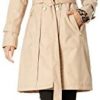 Karl Lagerfeld Paris Women's Classic Tailored Slim Fit Double Breasted Trench Coat
