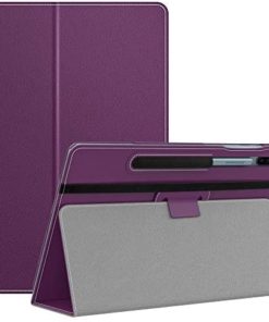 MoKo Case Fit Samsung Galaxy Tab S6 10.5 2019, Ultra Compact Protection Premium Folding Stand Slim Smart Cover Case with Auto Wake & Sleep for Galaxy Tab S6 10.5 inch SM-T860/T865 2019 - Purple