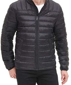 Tommy Hilfiger Men's Lightweight Water Resistant Packable Down Puffer Jacket (Regular and Big & Tall)