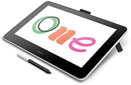 Wacom One Digital Drawing Tablet with Screen, 13.3 Inch Graphics Display for Art and Animation Beginners (DTC133W0A)