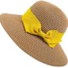XBKPLO Sun Hats for Women Floppy Wide Brim Visor Cap Summer Straw Beach Travel Fisherman Hat UPF 50+ Fashion Wild Accessories